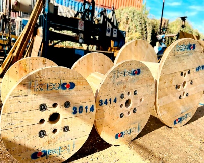 Bobina de Madera para Cables